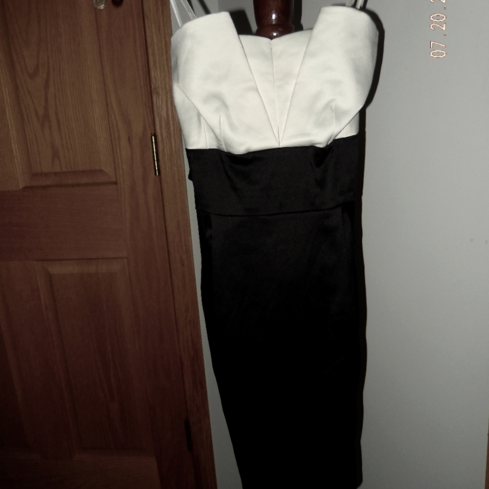 White black mini dress size 5/6